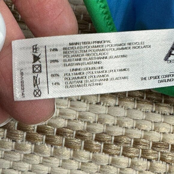 The Upside Women's Wavelegnth Gia Bralette Colorblock Size Small - Picture 6 of 11